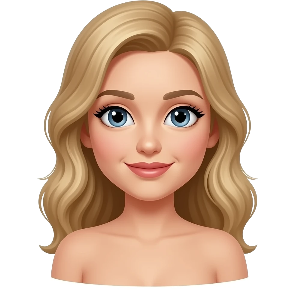 Make this woman totally nsked emoji