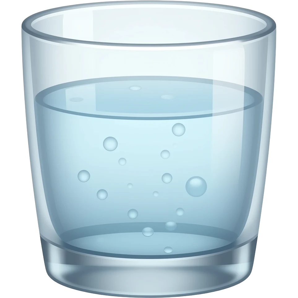 Punkte auf dem wasserGlas emoji