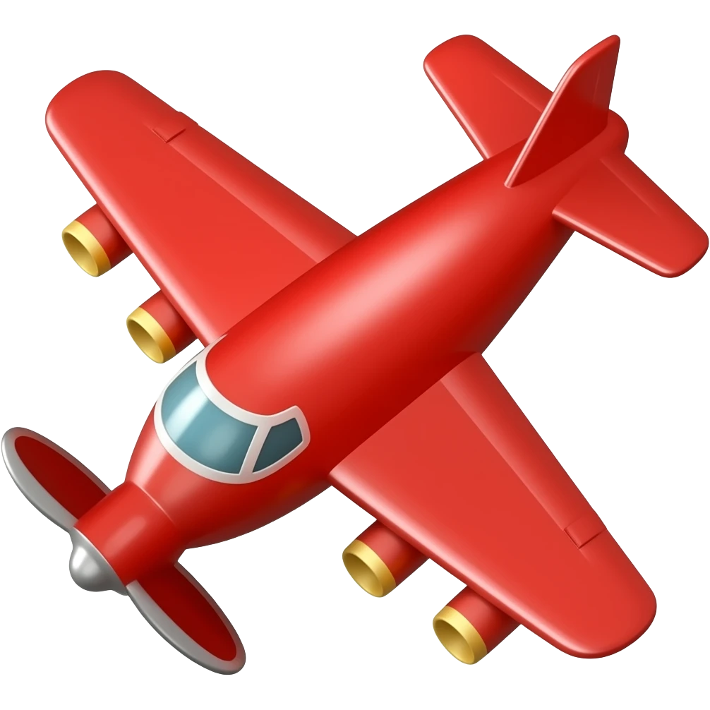red plane emoji