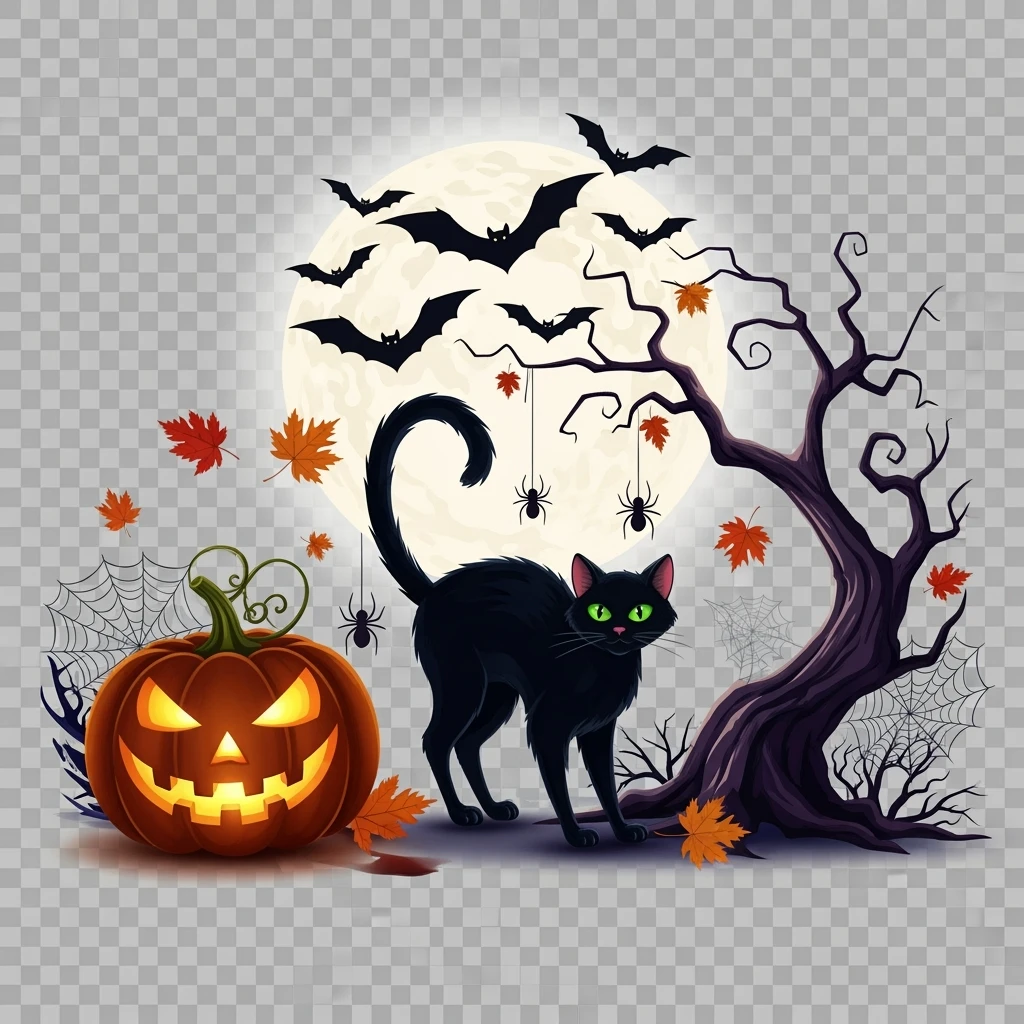 Halloween, remove background emoji