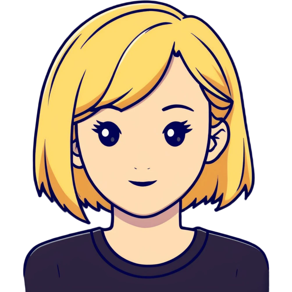 blonde girl's face emoji