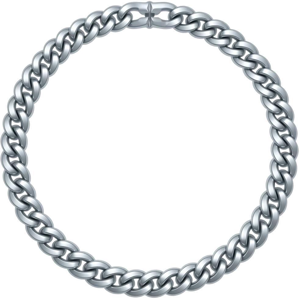 iced out bling cuban link necklace chain silver emoji