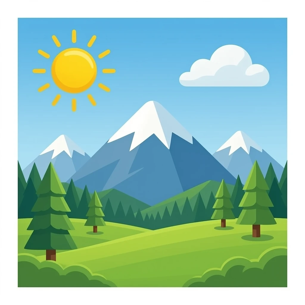 mountain weekend emoji