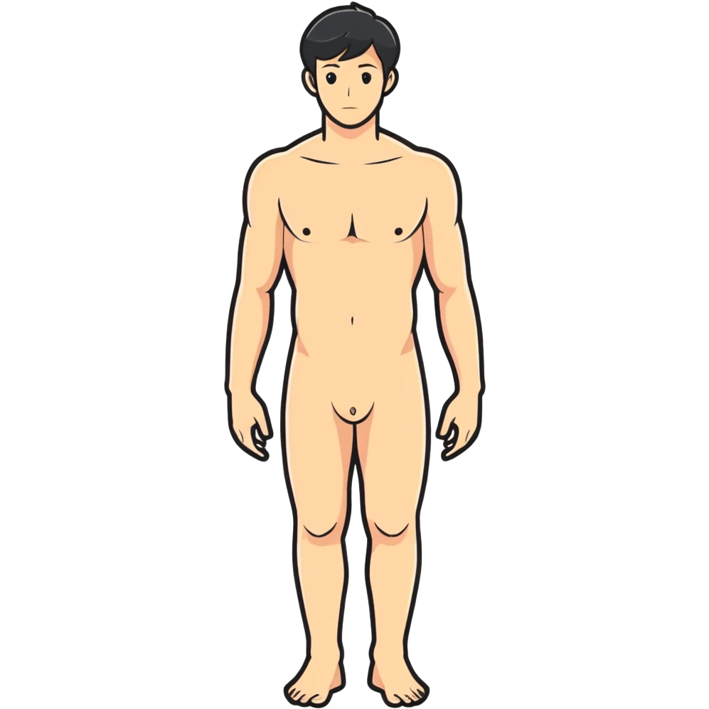 Naked man with a penis  emoji