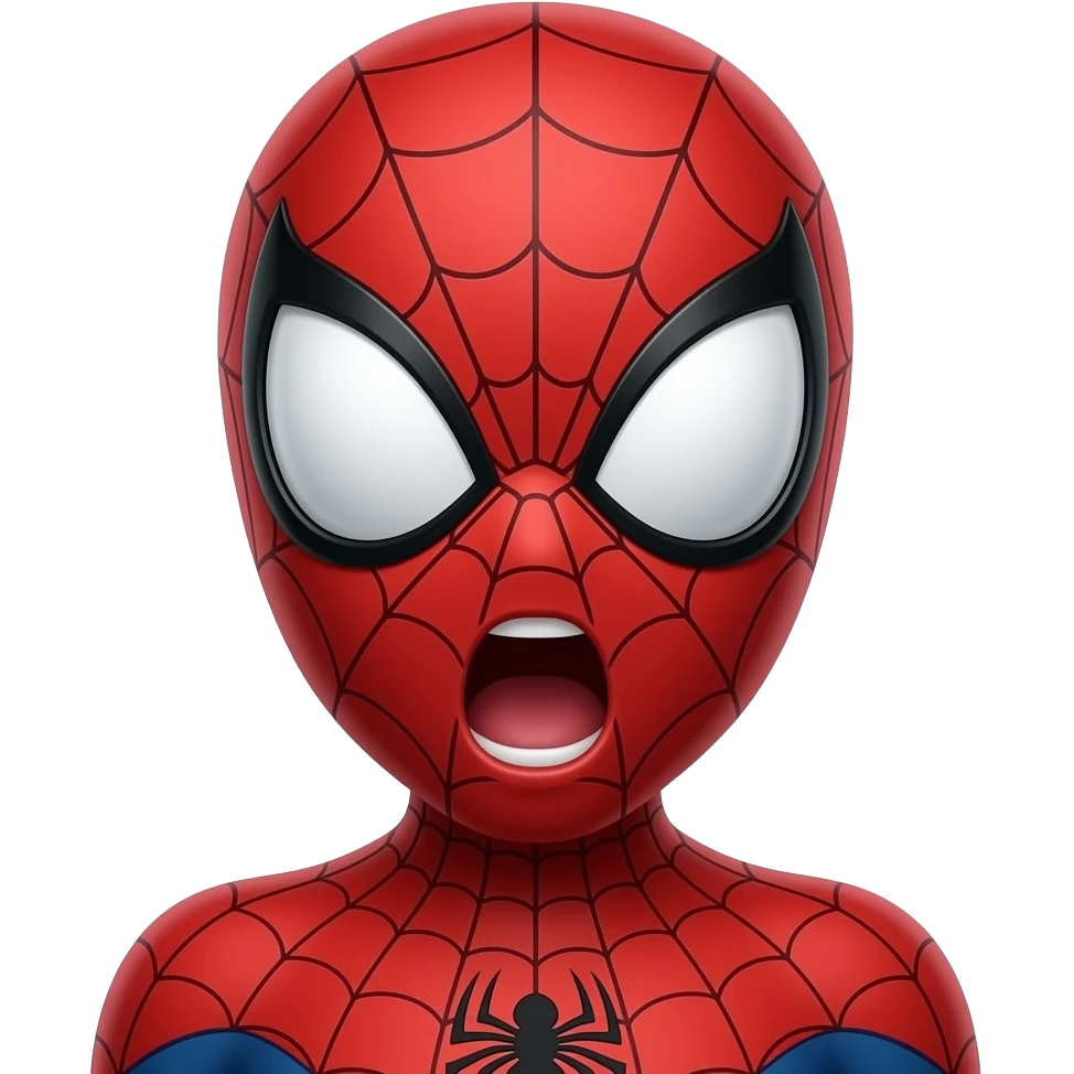 AĞIZI AÇIK SPDŞERMAN SMBİOTE emoji