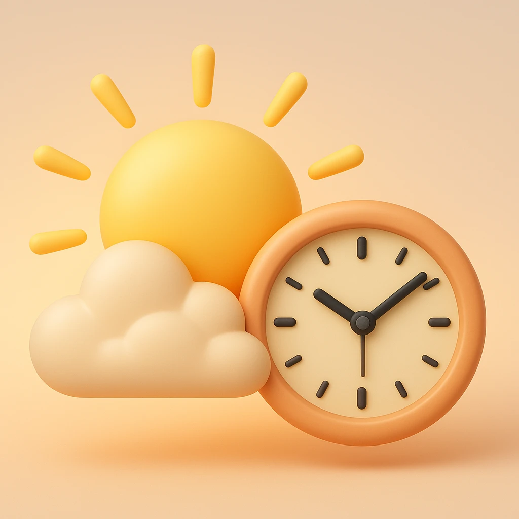 emoji stile iphone 3d che rappresenta la mattina presto come orario emoji