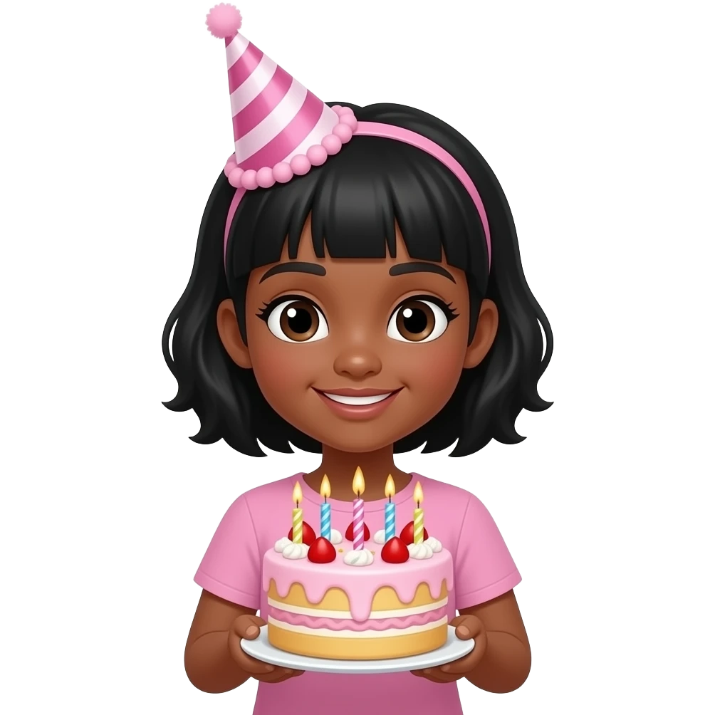 21st birthday black girl emoji