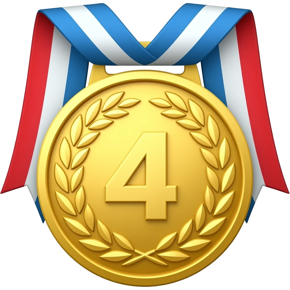 4th Place Medal emoji