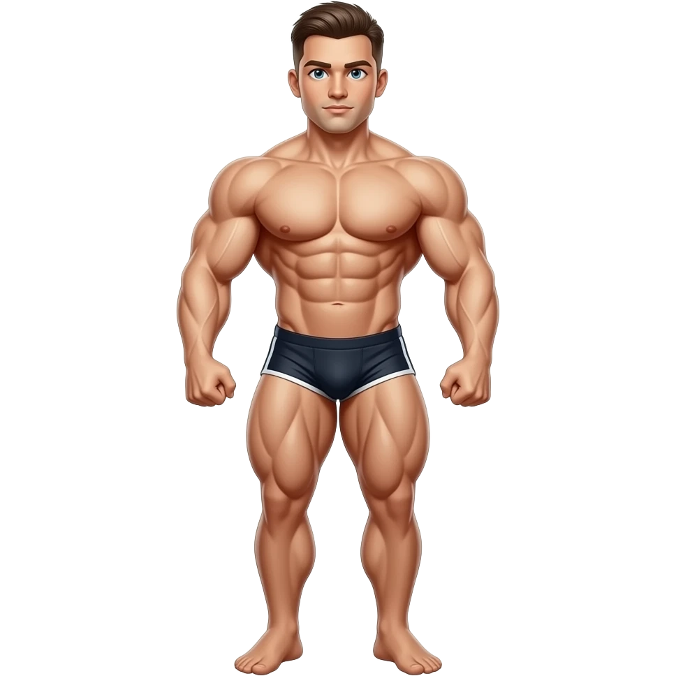 Thigh group flexed (body builder) emoji