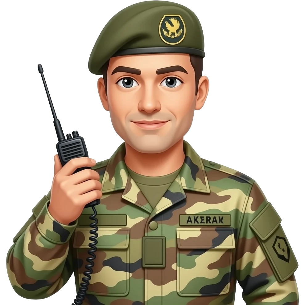 military amateur radio service emoji