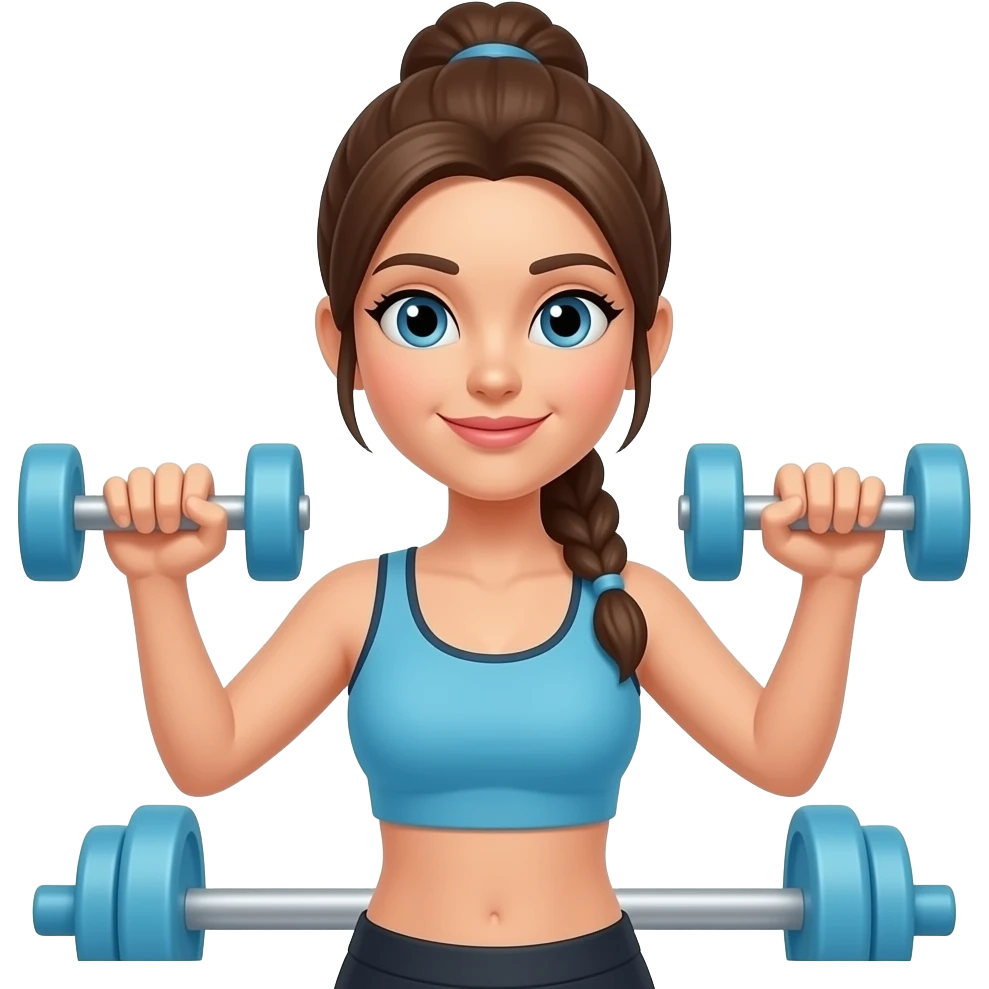 woman in gym emoji
