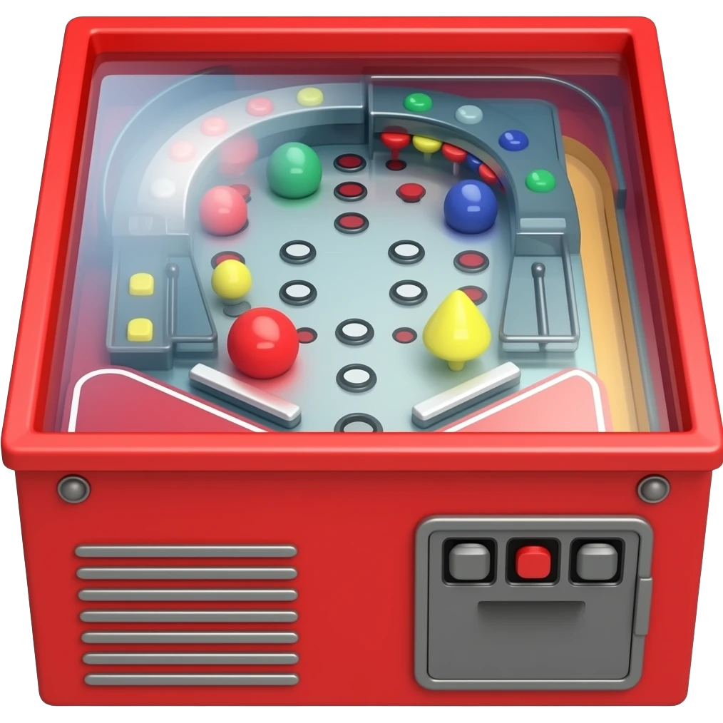 red pin-ball flippers emoji