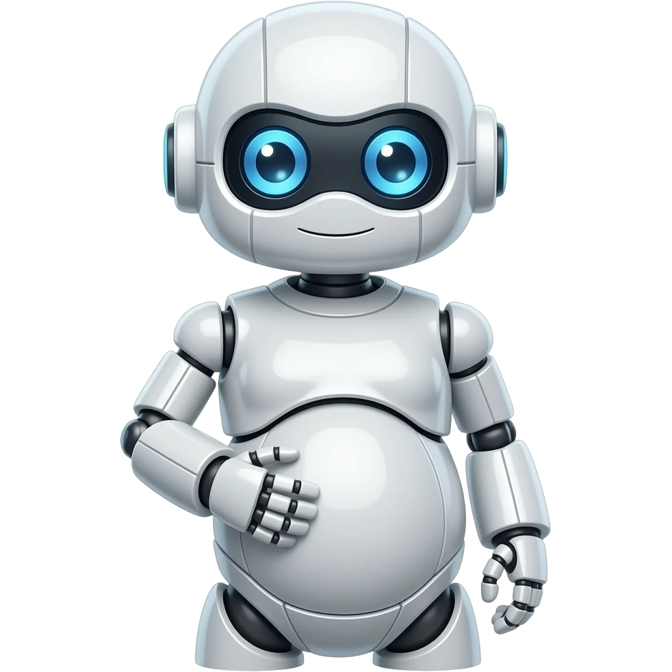 robô pregnant emoji