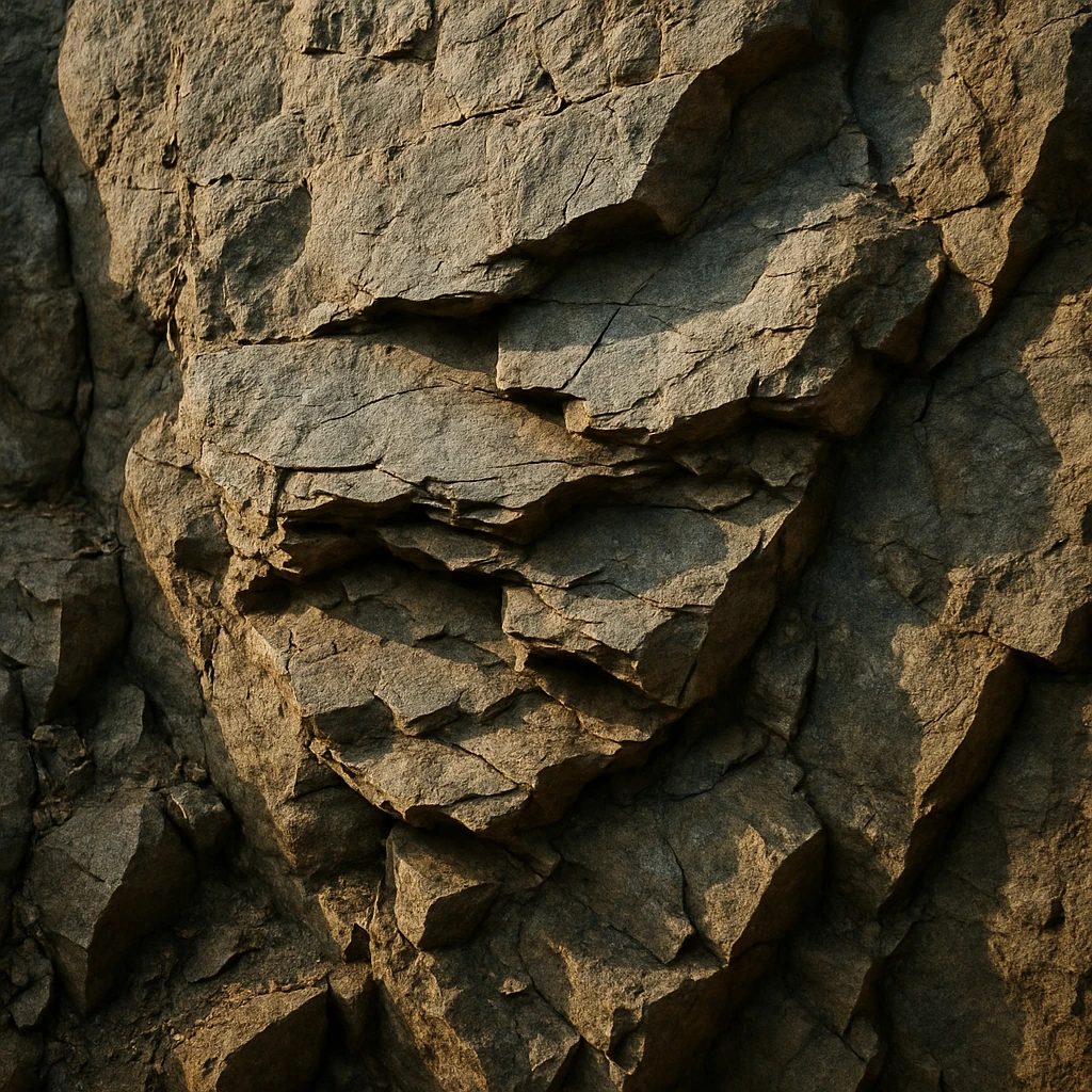flaking off the rock face emoji