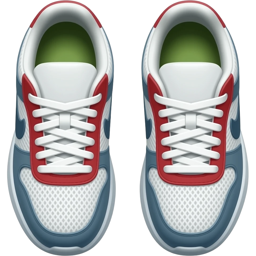 sport shoes top view emoji