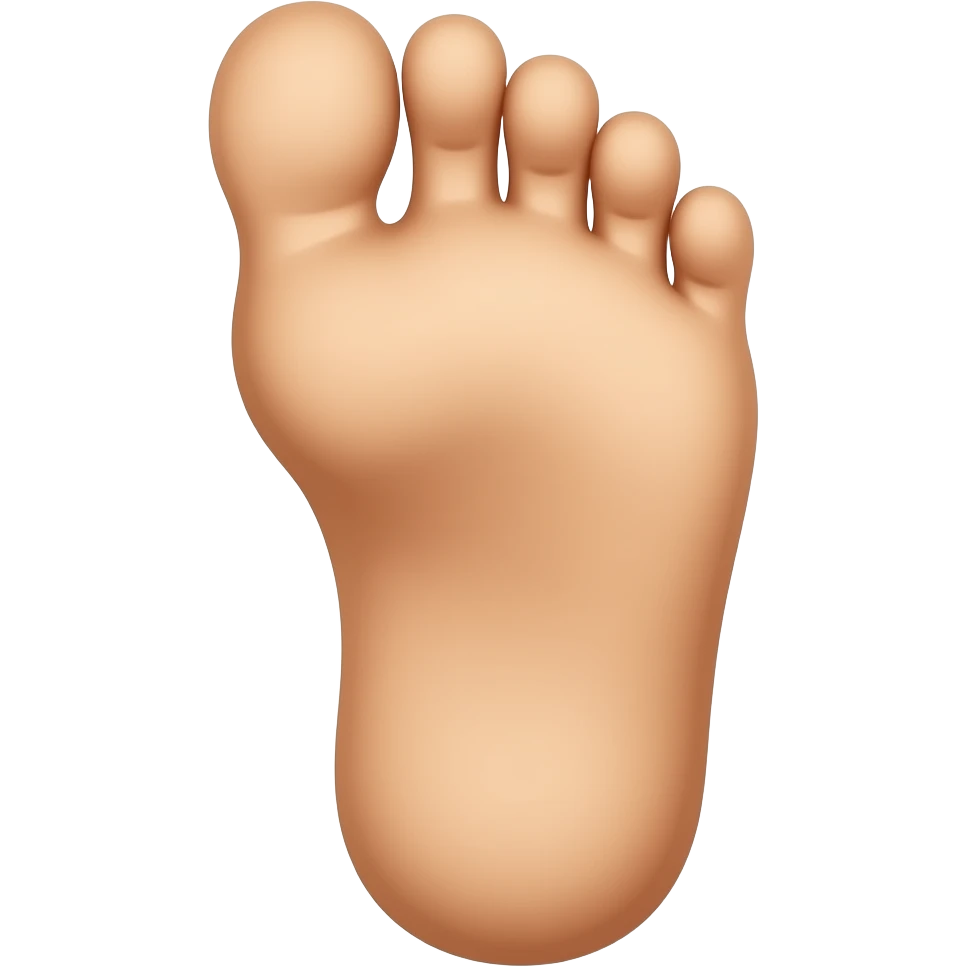 ugly foot emoji