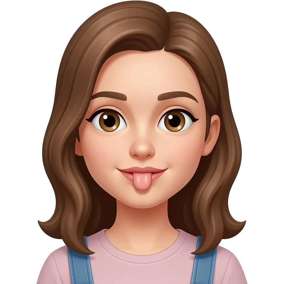 Girl with a penis emoji