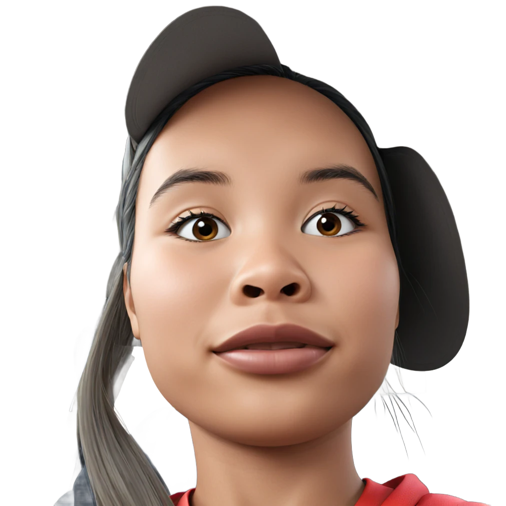 girl in hat portrait emoji
