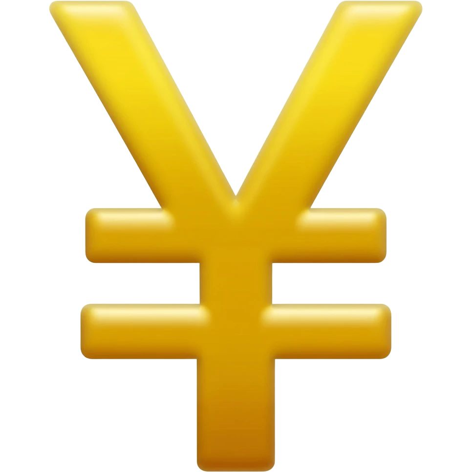 Yen ¥ Sign emoji