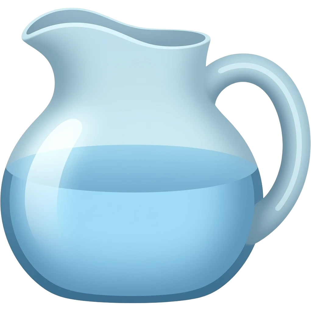 jarra para agua o bebidas emoji