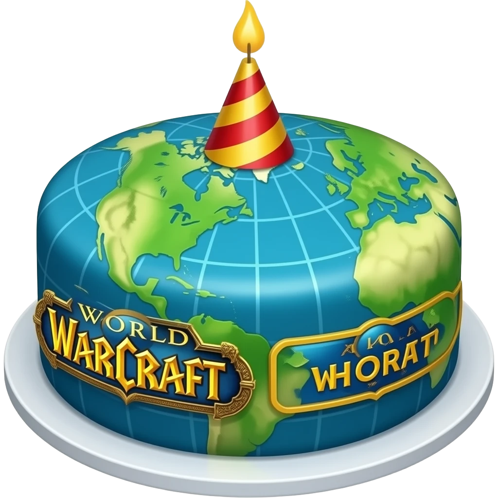 World of Warcraft birthday emoji