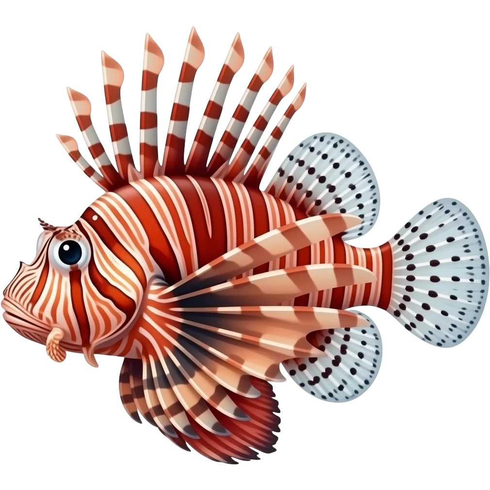 Red Lionfish emoji