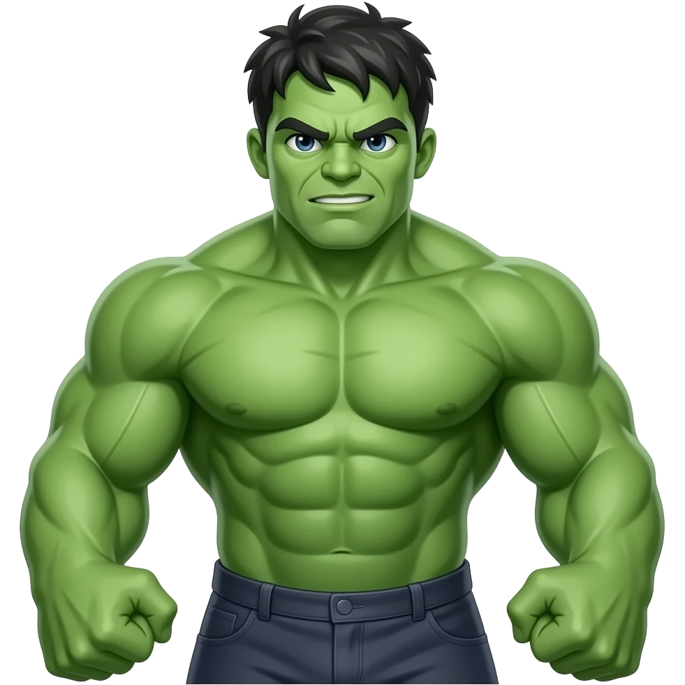 I need a hulk emoji to copy and put between letters emoji