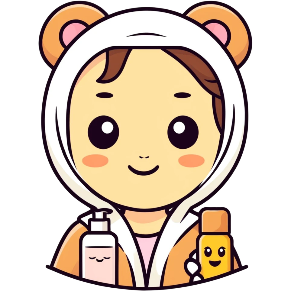 Skincare ositos emojis niña emoji