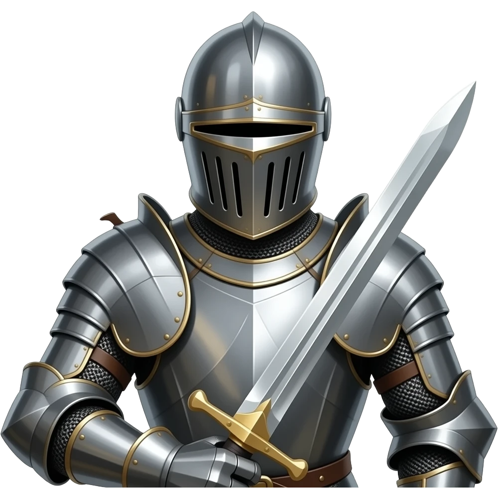 A knight emoji