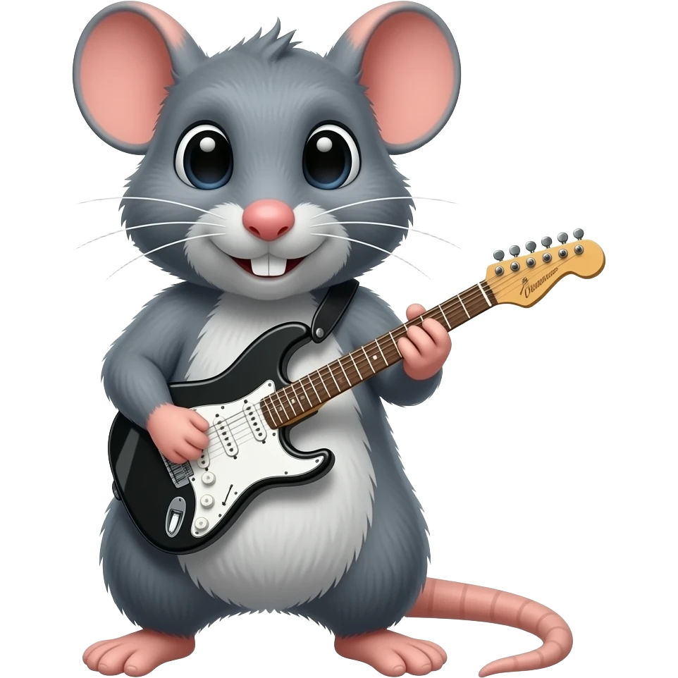 Rock and roll Rat emoji