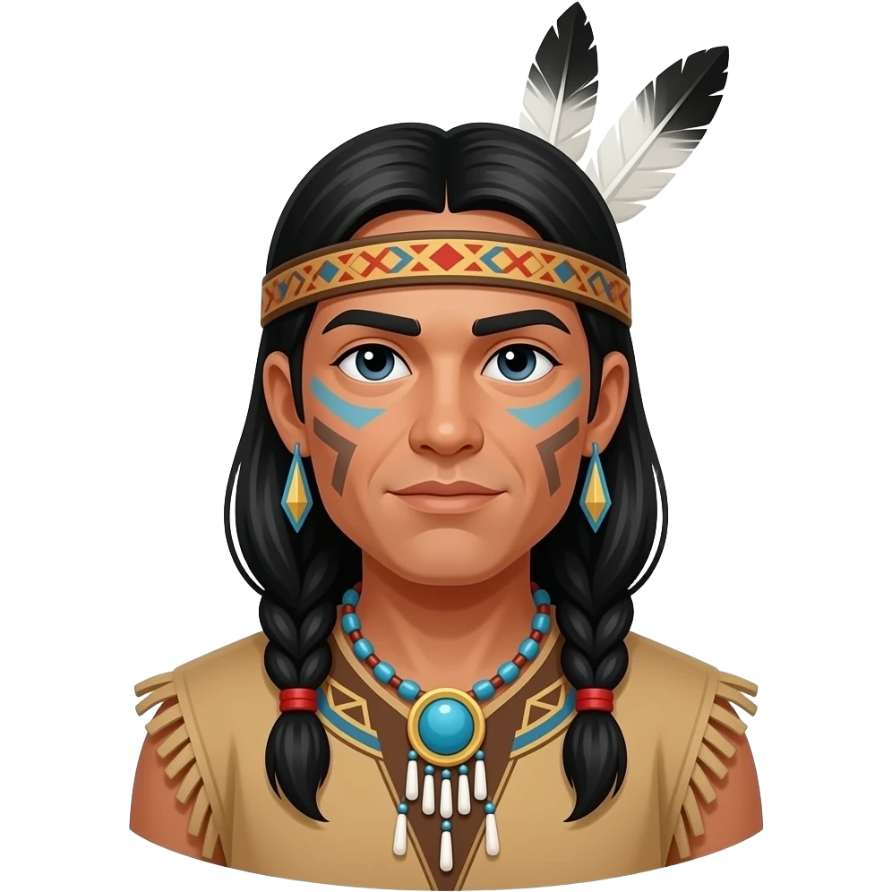 Guerrier autochtone emoji