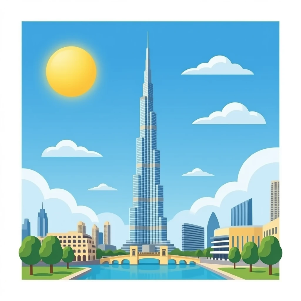 Burj khalifa emoji