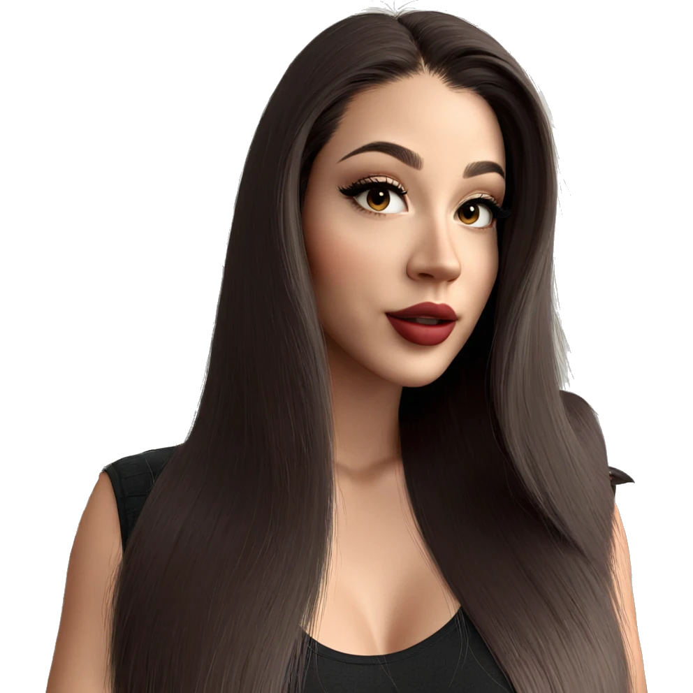 girl with flower vase emoji