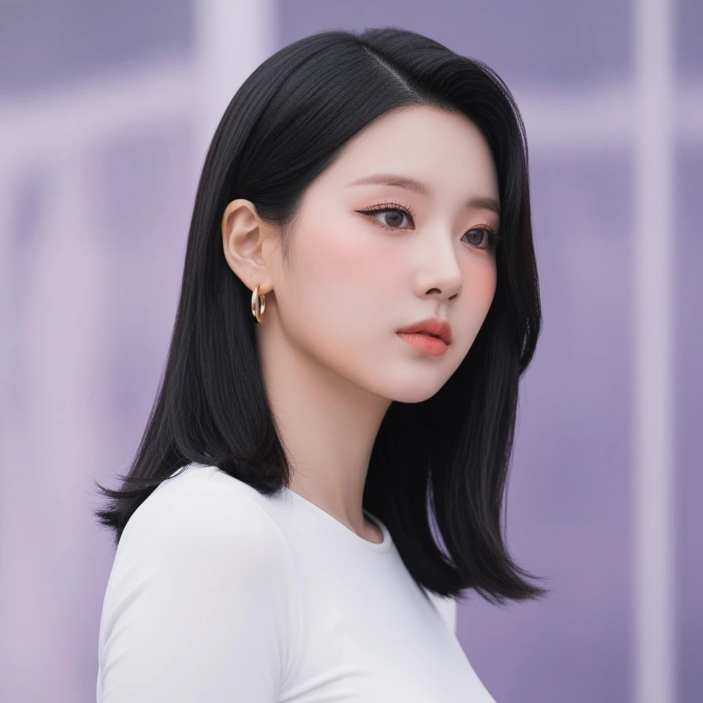 kpop profile picture, minimal, expressive, variation 1 emoji
