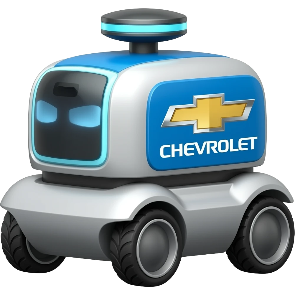 Chevrolet delivery robot emoji