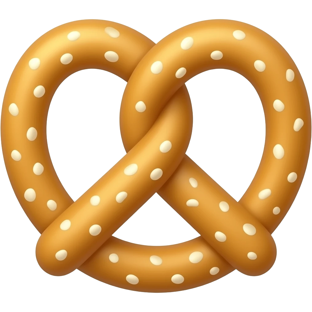 Pretzel emoji