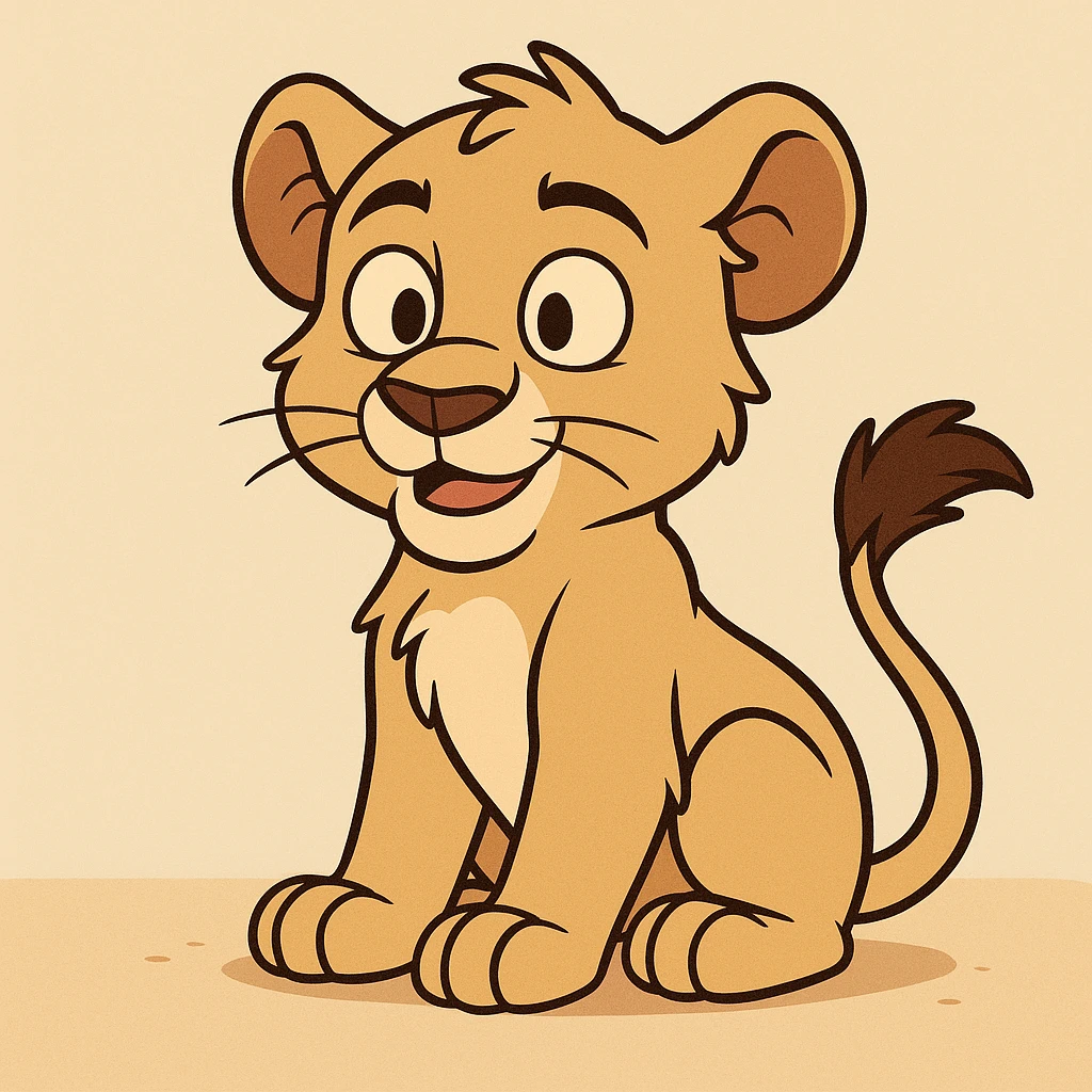 Lion cub emoji