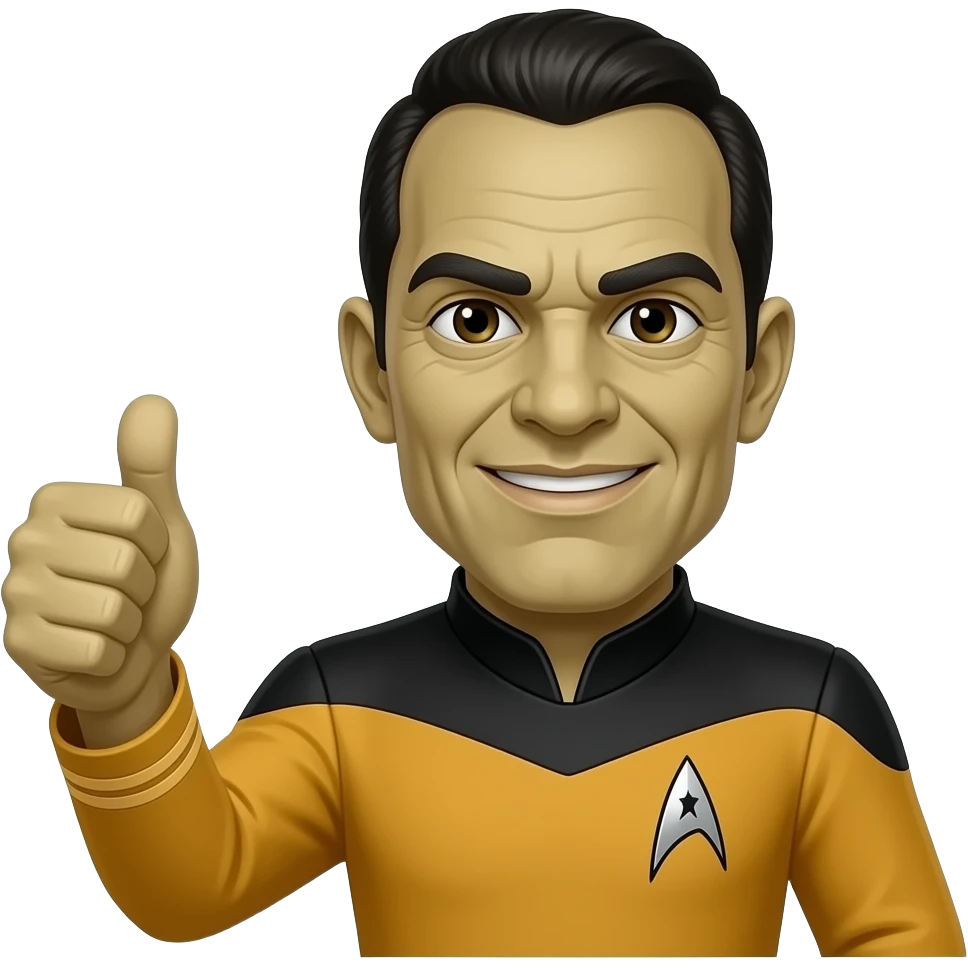 Star Trek gorn giving a thumbs up emoji