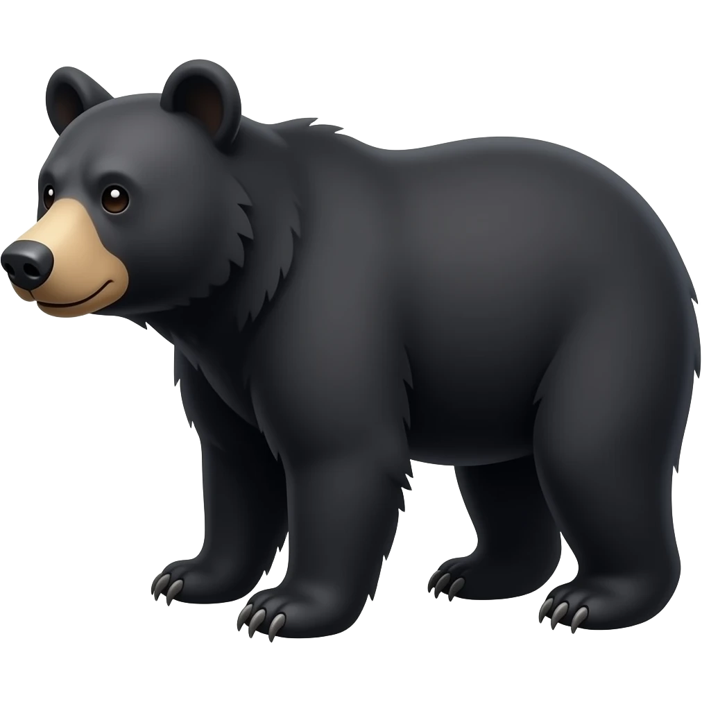 Black Bear emoji