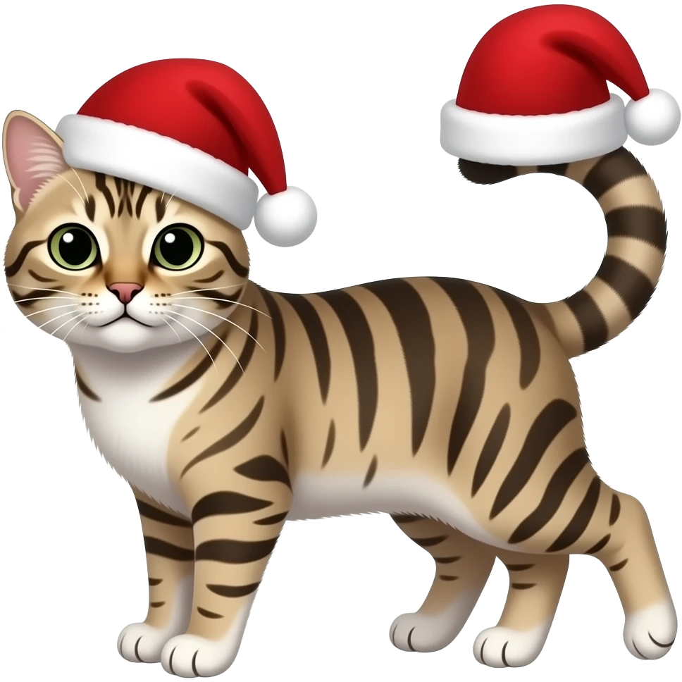cats Santa Hats emoji