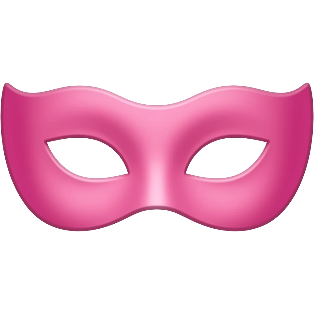 Mascarilla  rosa emoji