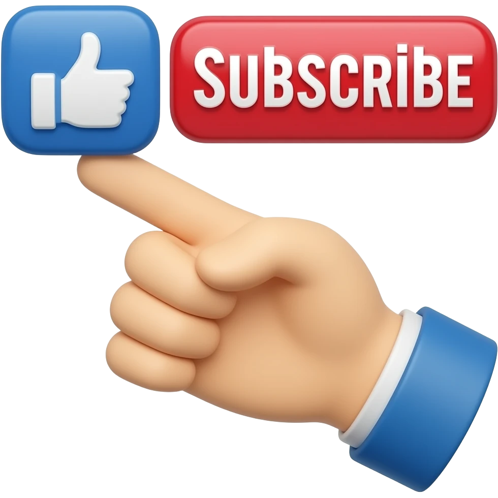 Like and subscribe to touch emoji