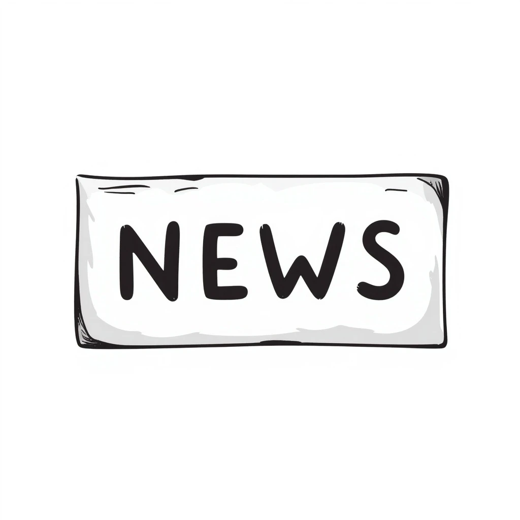 A paper sheet with word NEWS on it emoji