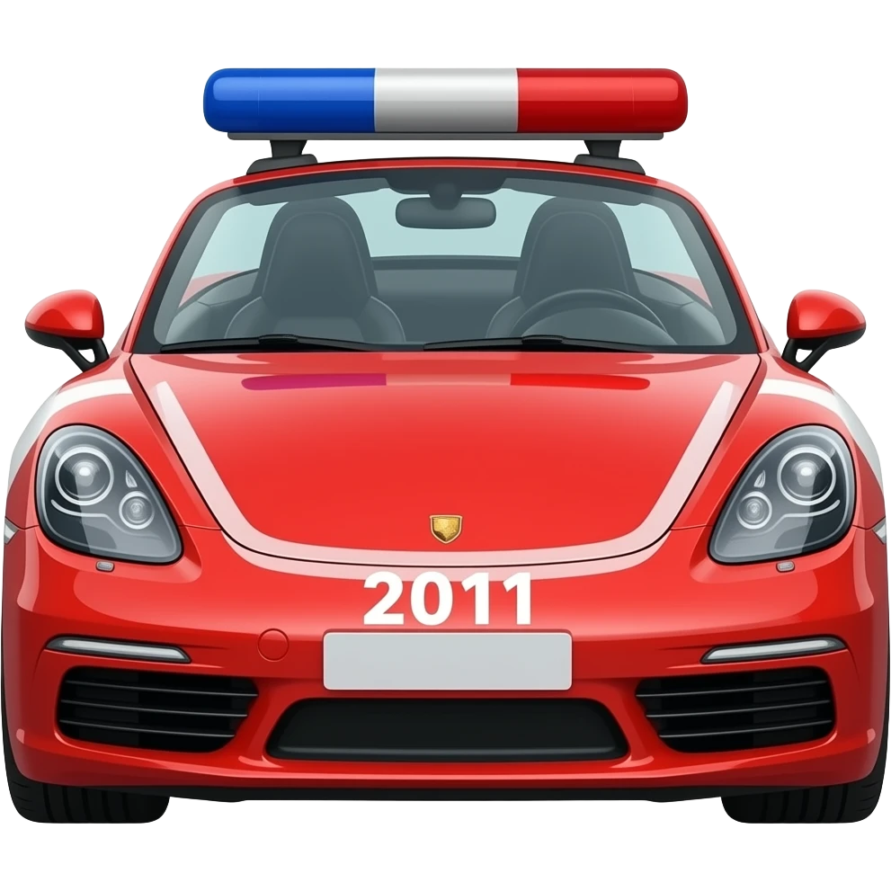 Red 911 cabriolet emoji