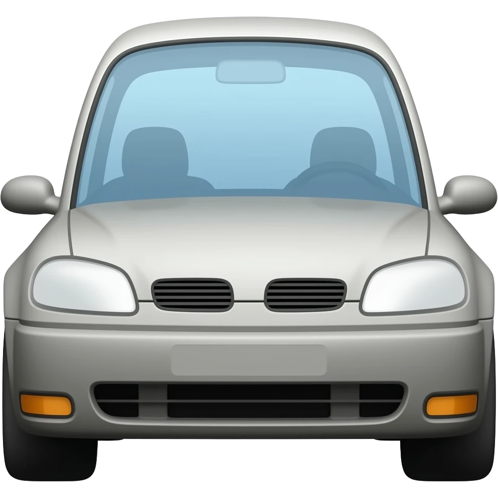 Grey car emoji emoji