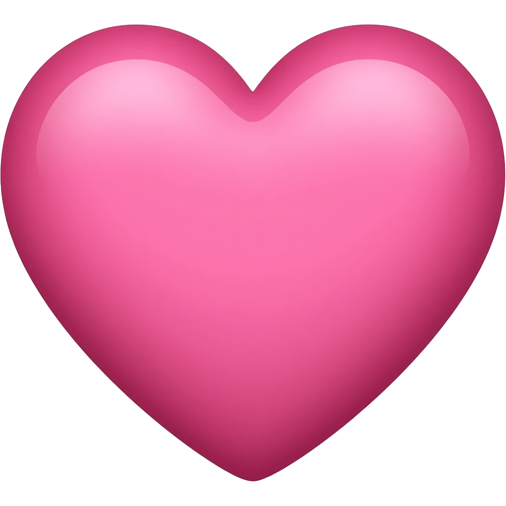 Coração pink emoji