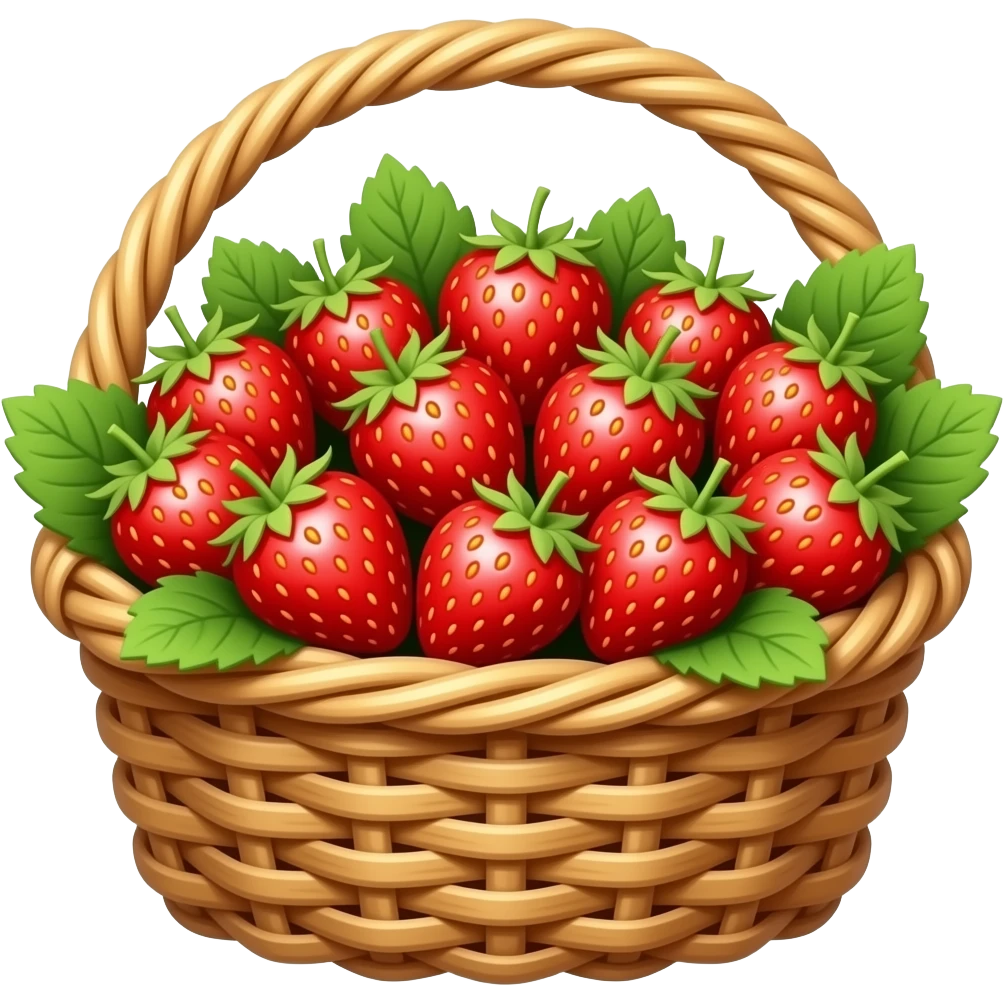 wild_strawberry_basket emoji