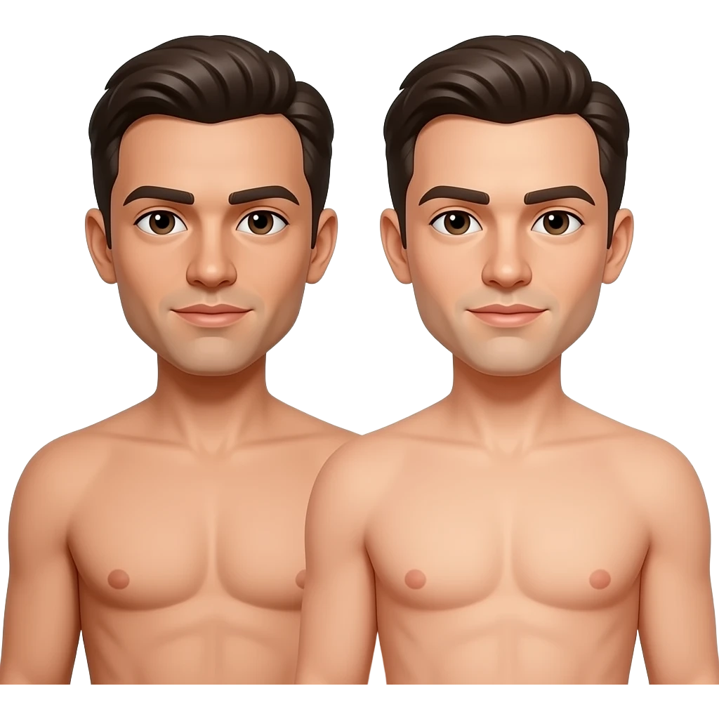 2  naked at master bate emoji