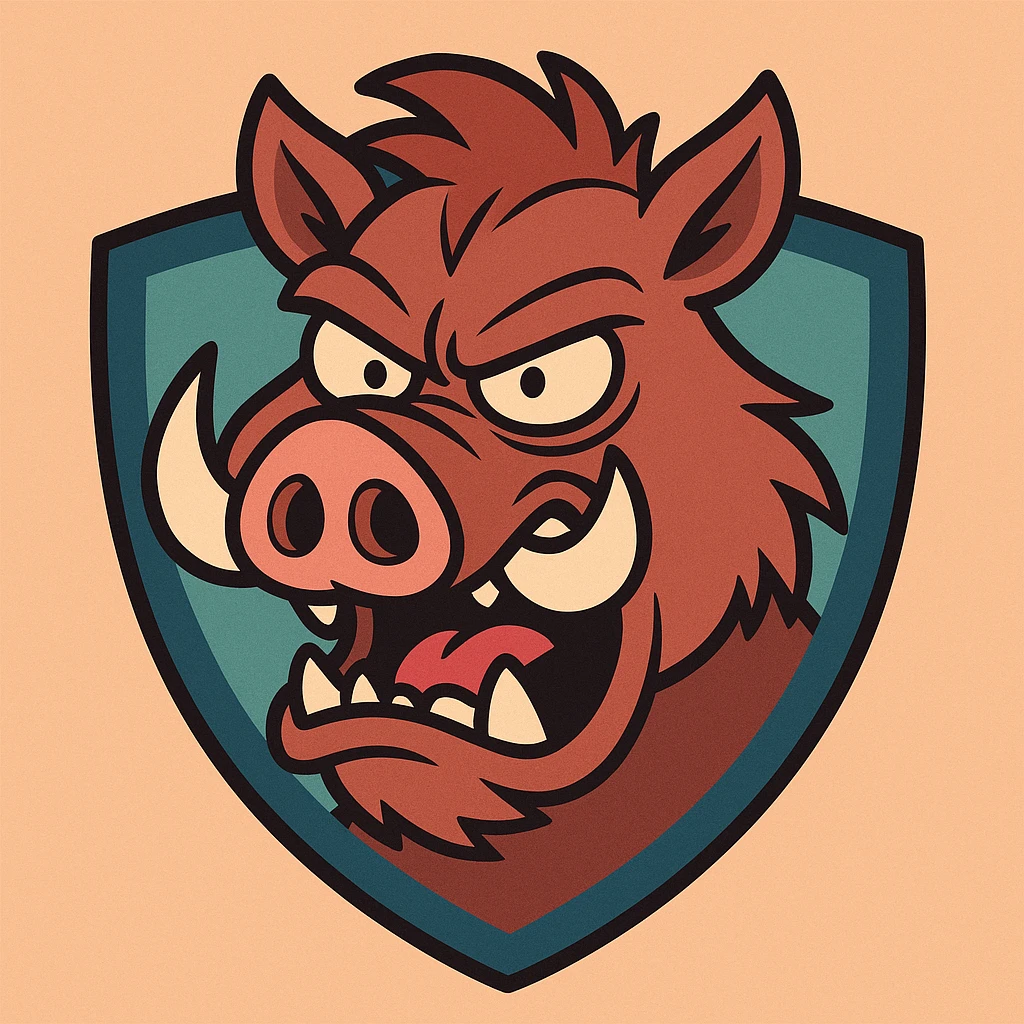 logo for NOS LEAGUE, aggressive animal mascot, esports logo style, vibrant colors, no text emoji