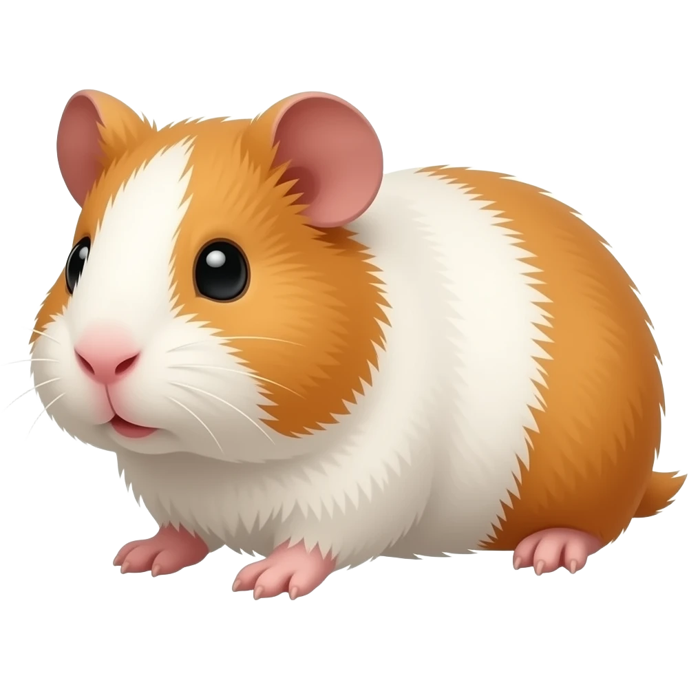 Cartoon guinea pig on fours emoji